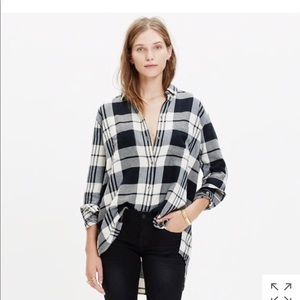 Madewell ‘Ex Boyfriend’ Plaid Cotton Shirt